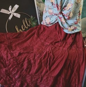 Just Curiosity "Free size" making flowers skirt